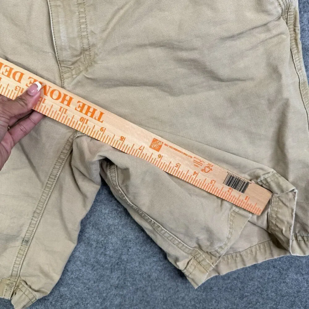 Columbia Shorts Rugged Outdoor Chino Denim Mens 34 Utility Work